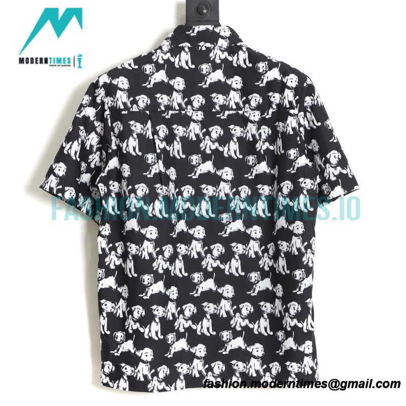 Celine - 22ss Ski Limited Puppy Shirt Short Sleeve Celine - 22ss Ski Limited Puppy Shirt Short Sleeve